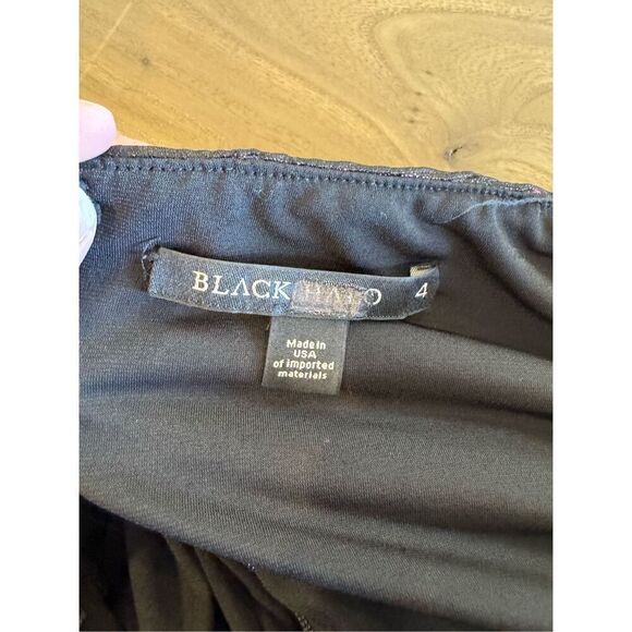 Black Halo Gio Metallic Pink Bodycon Mini Dress - Picture 6 of 6